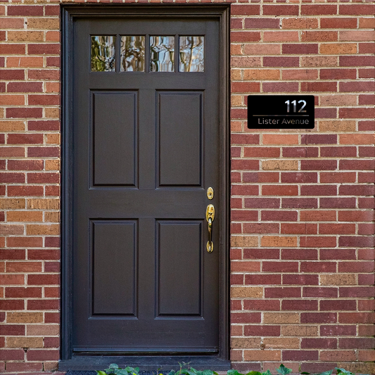 Modern House Sign - 300mm x 150mm