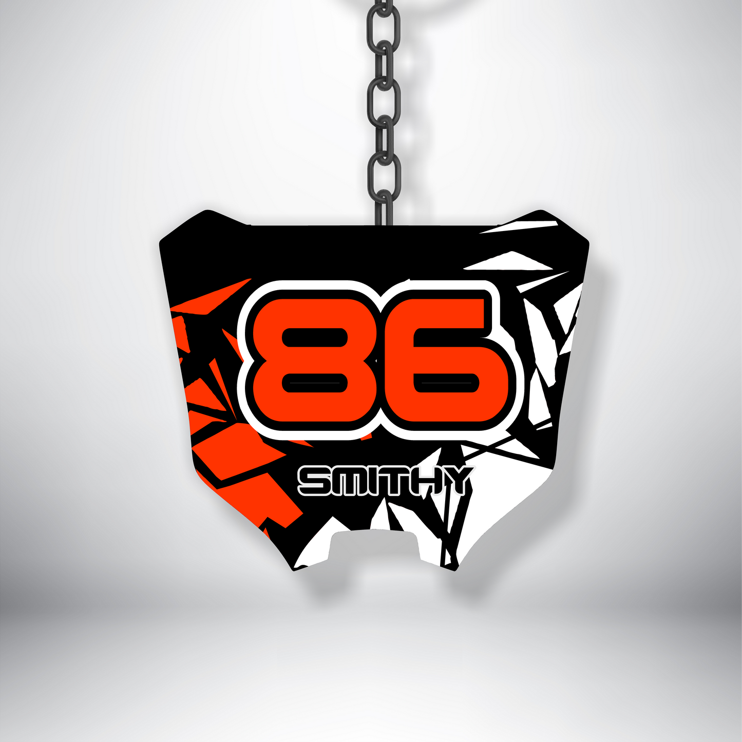 Honda Number Board Keyring - 004