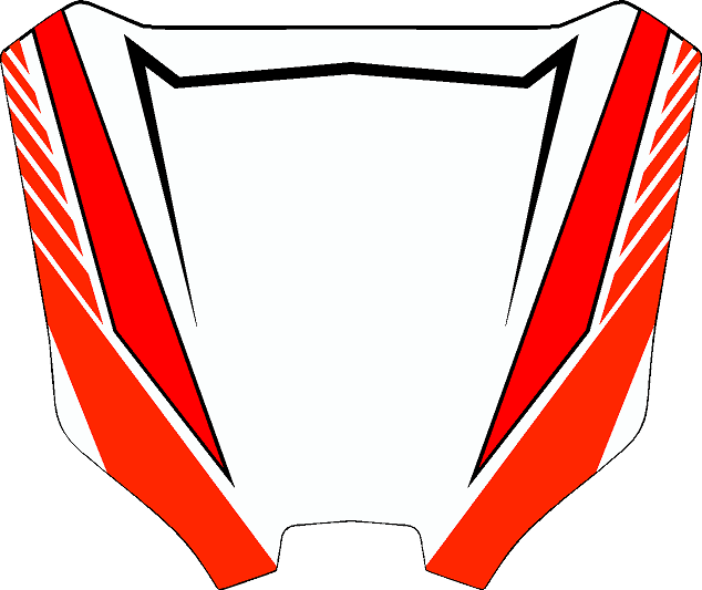 Honda Number Board Keyring - 005