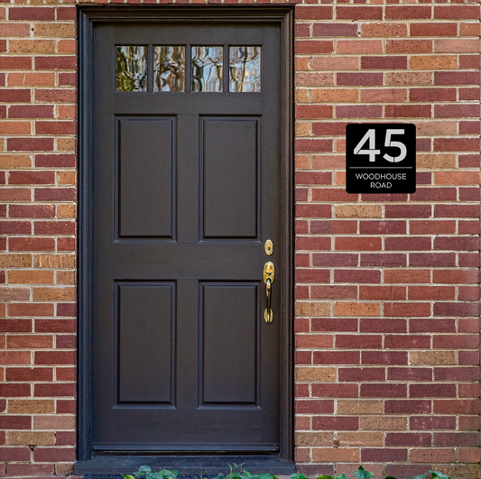 Modern House Sign - 200mm x 200mm