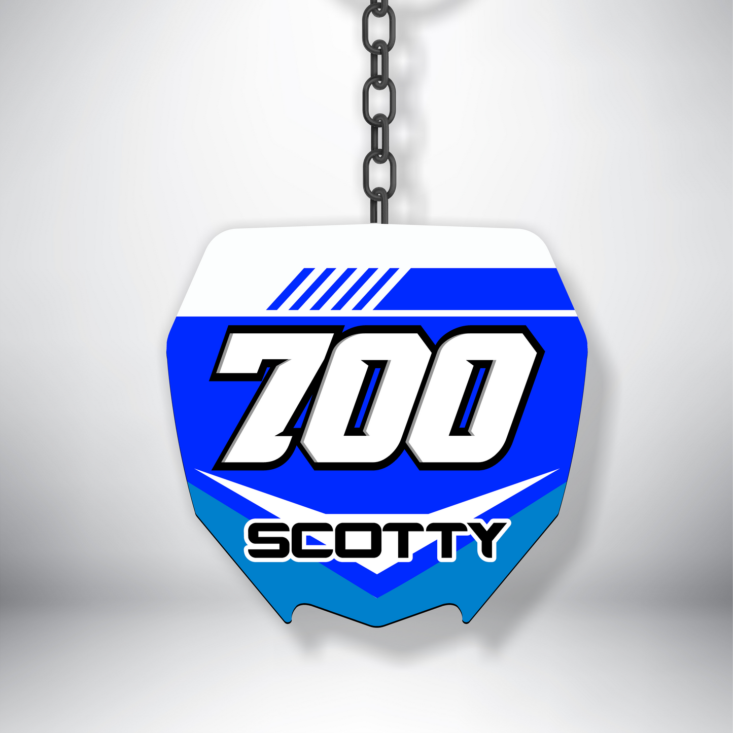 Yamaha Number Board Keyring - 002