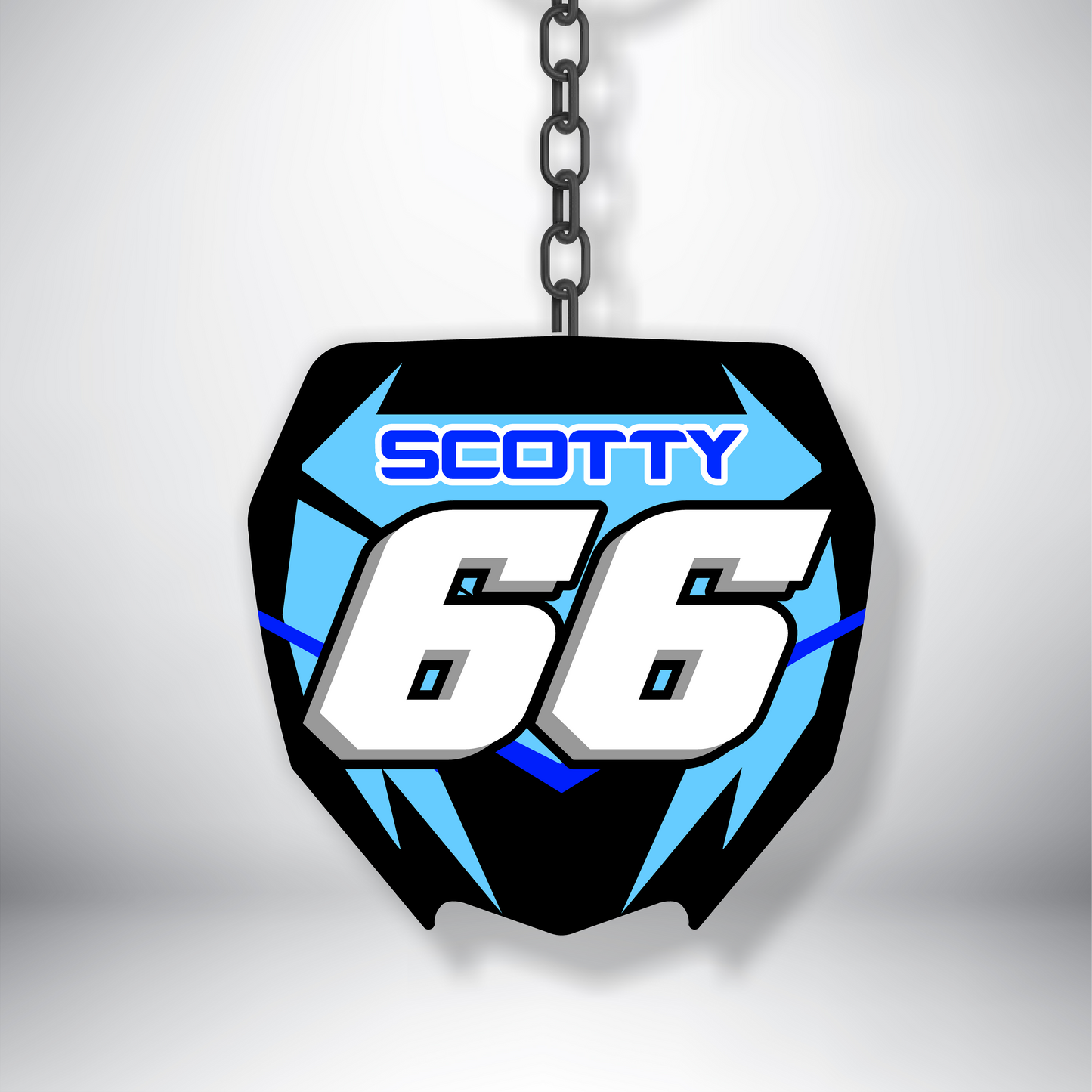 Yamaha Number Board Keyring - 004